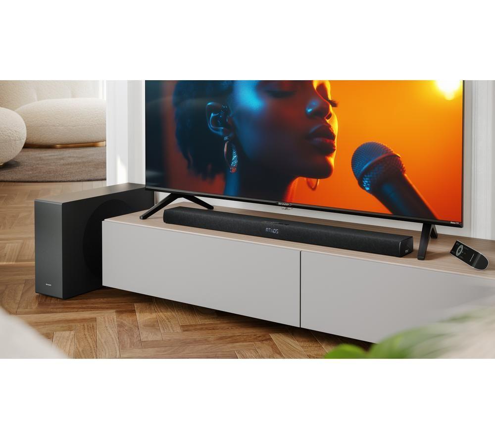 SHARP HT-SBW320 2.1 Sound Bar with Dolby Atmos & DTS Virtual:X