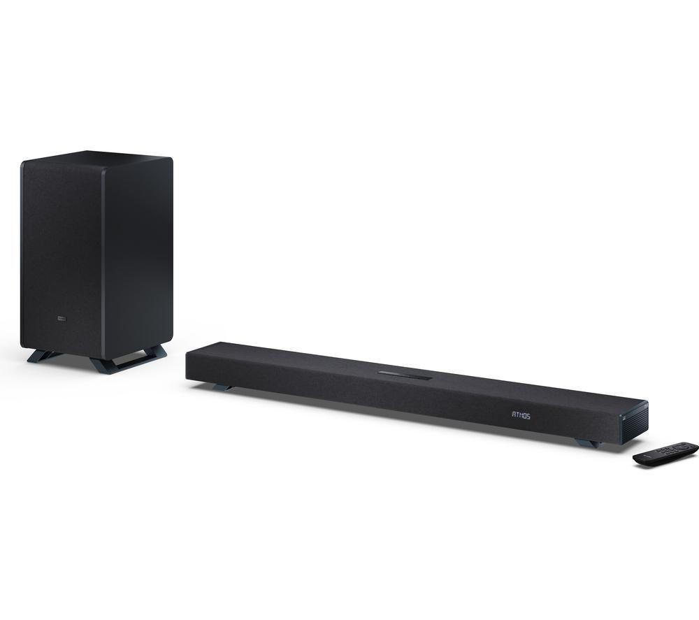 SHARP Q HT-SBW53121 3.1.2 Wireless Soundbar with Dolby Atmos & DTS:X - Black