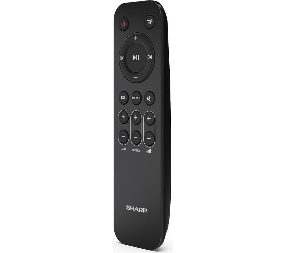 SHARP Q HT-SBW53121 3.1.2 Wireless Soundbar with Dolby Atmos & DTS:X - Black