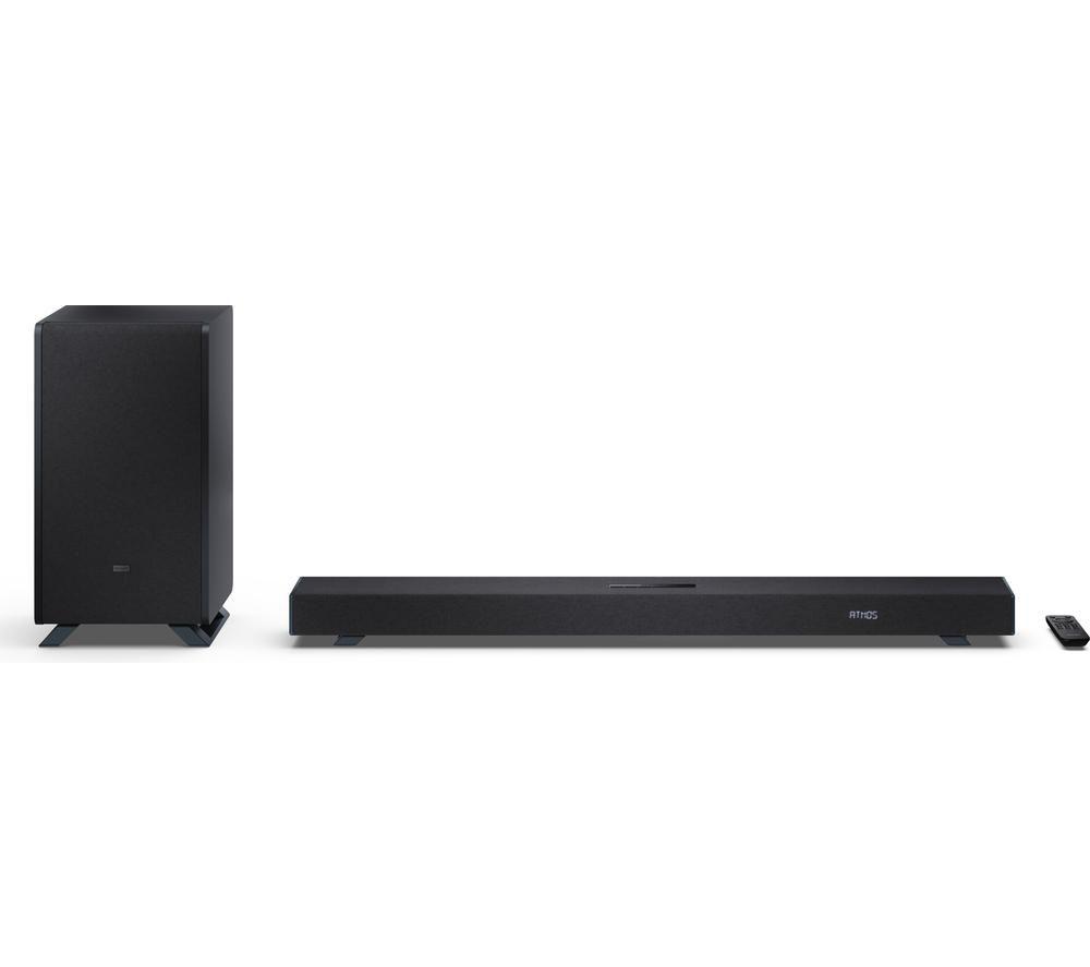 SHARP Q HT-SBW53121 3.1.2 Wireless Soundbar with Dolby Atmos & DTS:X - Black