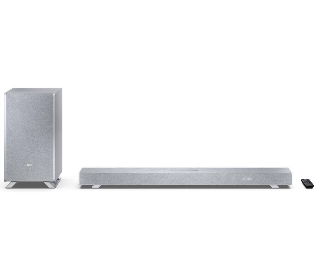 SHARP Q HT-SBW53121 3.1.2 Wireless Sound Bar with Dolby Atmos & DTS:X - Silver