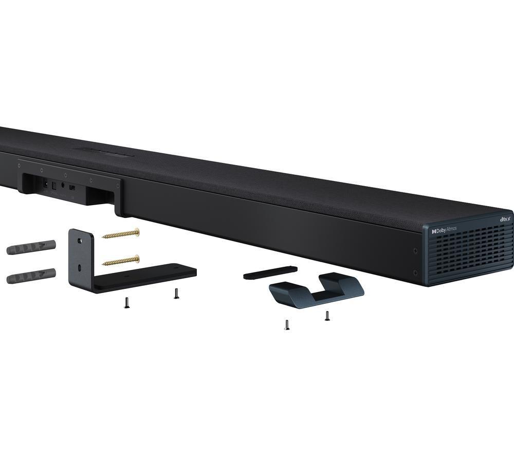 SHARP Q HT-SBW55121 5.1.2 Wireless Sound Bar with Dolby Atmos & DTS:X - Black
