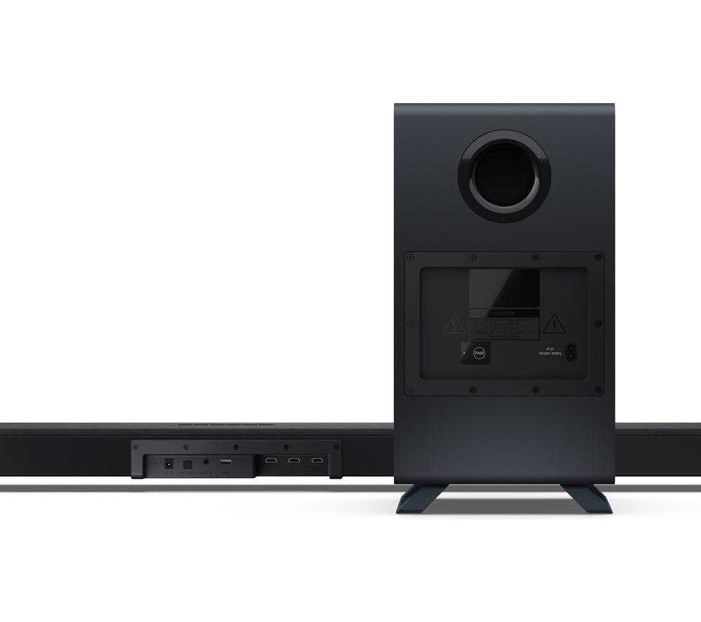 SHARP Q HT-SBW55121 5.1.2 Wireless Sound Bar with Dolby Atmos & DTS:X - Black
