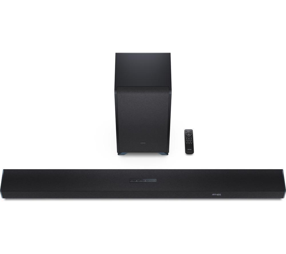 SHARP Q HT-SBW55121 5.1.2 Wireless Sound Bar with Dolby Atmos & DTS:X - Black
