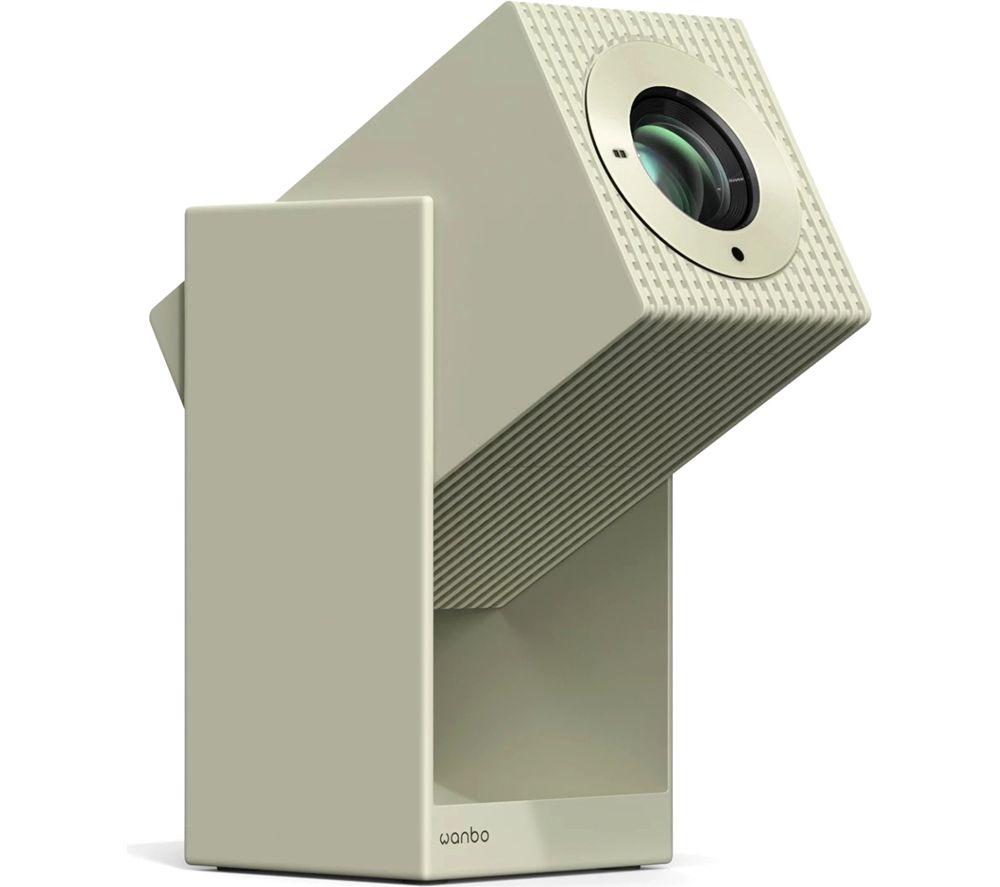 WANBO Cube 2 Pro Smart Full HD Home Cinema Projector - Beige Green