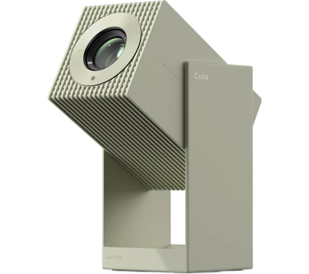 WANBO Cube 2 Pro Smart Full HD Home Cinema Projector - Beige Green