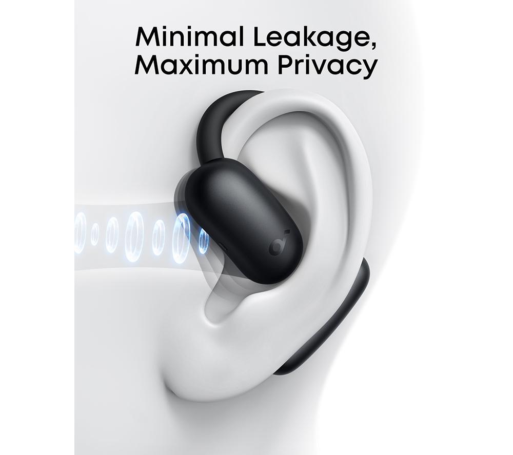 SOUNDCORE AeroFit 2 Open-Ear Wireless Bluetooth Earbuds - Black