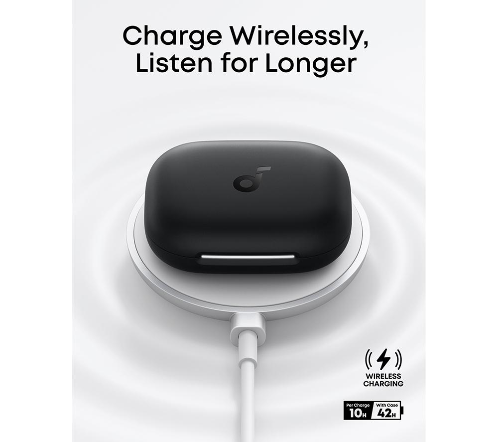 SOUNDCORE AeroFit 2 Open-Ear Wireless Bluetooth Earbuds - Black