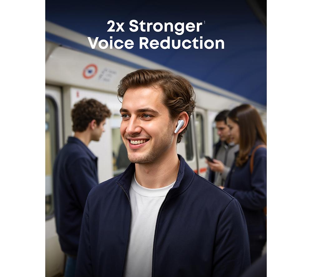 SOUNDCORE Liberty 5 Auriculares Inalámbricos Bluetooth con Cancelación de Ruido - Blancos