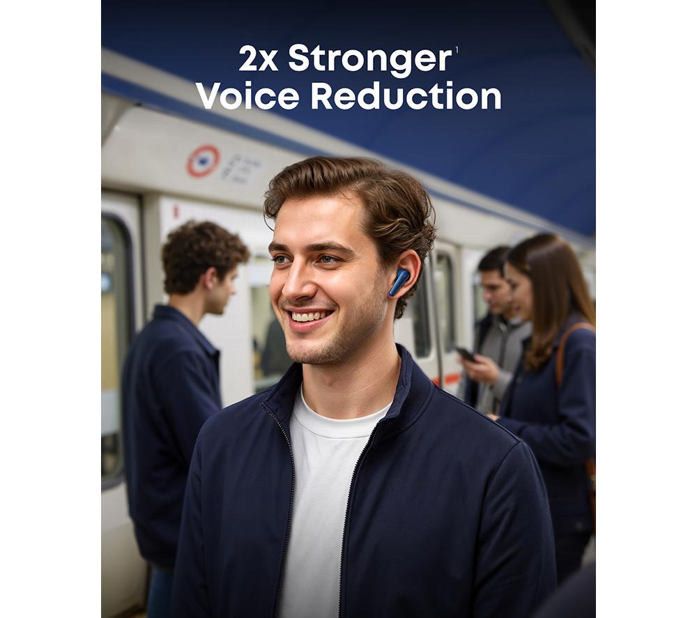 Auriculares inalámbricos Bluetooth con cancelación de ruido SOUNDCORE Liberty 5 - Azul marino