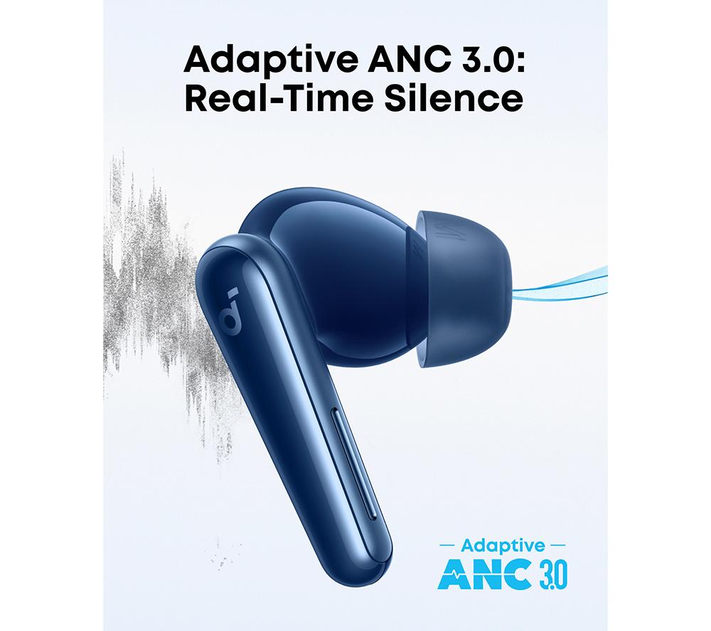 Auriculares inalámbricos Bluetooth con cancelación de ruido SOUNDCORE Liberty 5 - Azul marino