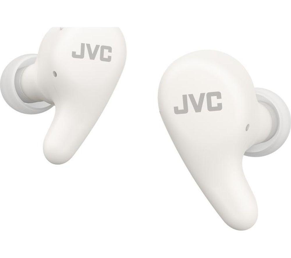 JVC HA-A23T-W Wireless Bluetooth Noise-Cancelling Earbuds - White
