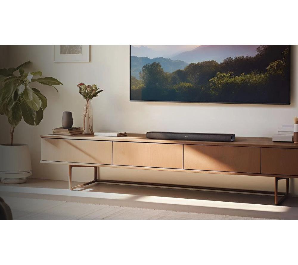 DENON DHT-S218 Barra de sonido todo en uno con Dolby Atmos - Negro