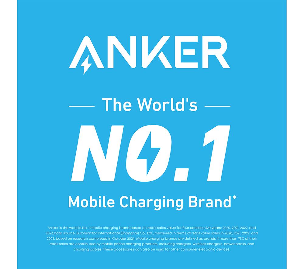 ANKER Nano 10000 mAh 45 W Portable Power Bank - Black