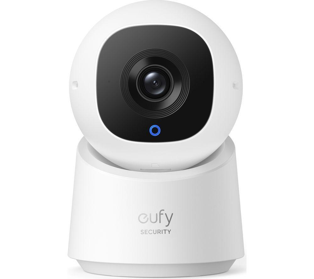 EUFY C31 2K Smart Video Doorbell with MicroSD Card & C220 Pan-Tilt 2K WiFi Indoor Security Camera Bundle