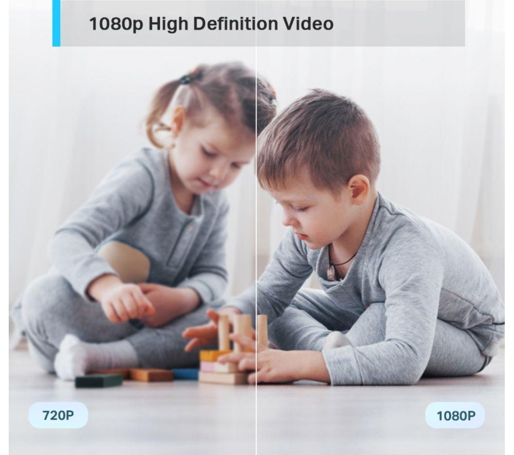 TP-LINK Tapo D230S1 2K 5 MP WiFi Video Doorbell with Chime & C200 Full HD 1080p WiFi Security Camera Bundle