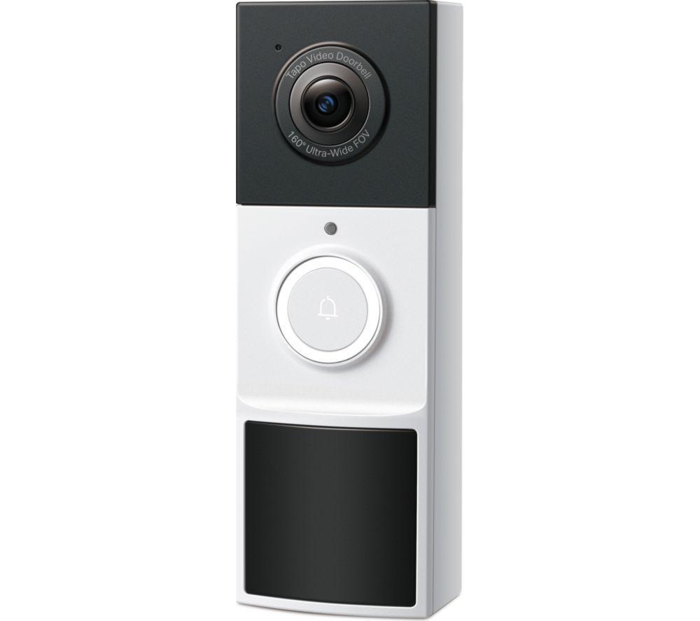TP-LINK Tapo D210 2K 3 MP WiFi Video Doorbell with Chime & C510W 2K WiFi Security Camera Bundle