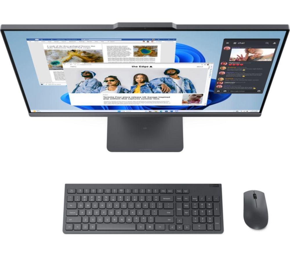 LENOVO IdeaCentre AIO 27" All-in-One PC - Intel® Core™ i7, 1 TB SSD, Luna Grey
