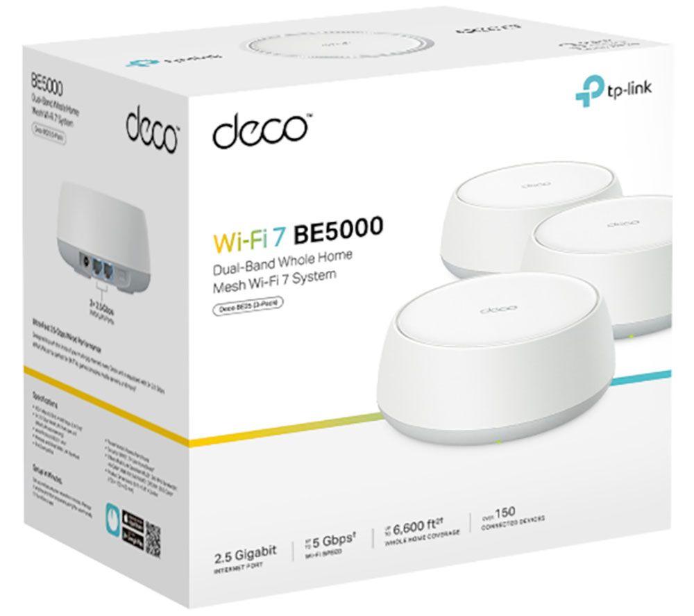TP-LINK Deco BE25 - BE3600 Whole Home WiFi System - Triple Pack