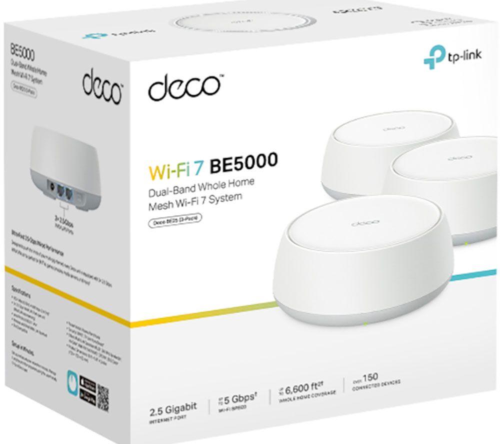 TP-LINK Deco BE25 - BE3600 Whole Home WiFi System - Triple Pack