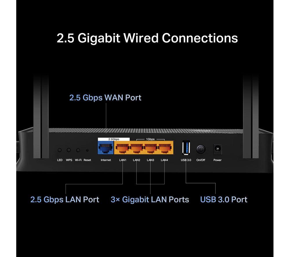 TP-LINK Archer BE230 WiFi Cable & Fibre Router - BE3600, Dual-Band