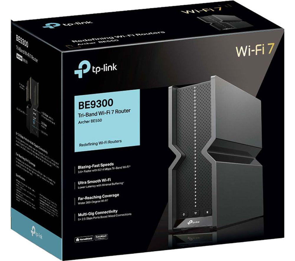Router WiFi 7 TP-LINK Archer BE550 - BE 9500, tribanda