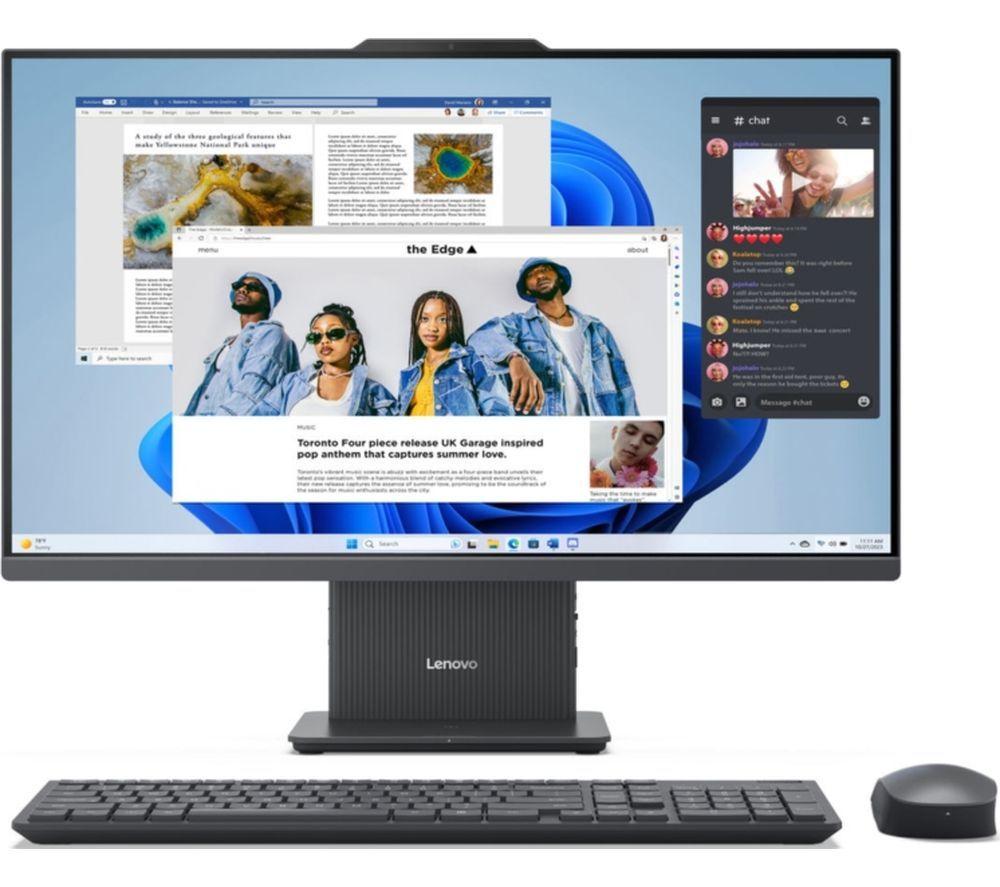 LENOVO IdeaCentre AIO 27" All-in-One PC - Intel® Core™ i7, 1 TB SSD, Grey