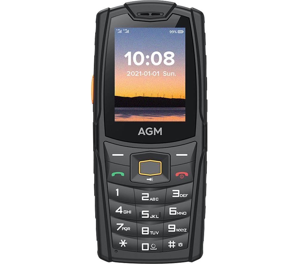 AGM M6 4G Basic Rugged Mobile Phone - 128 MB, Black