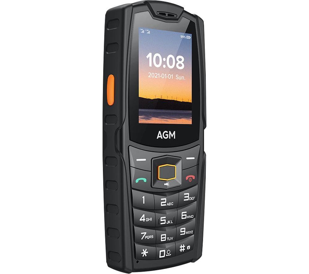AGM M6 4G Robustes Basic-Handy – 128 MB, Schwarz