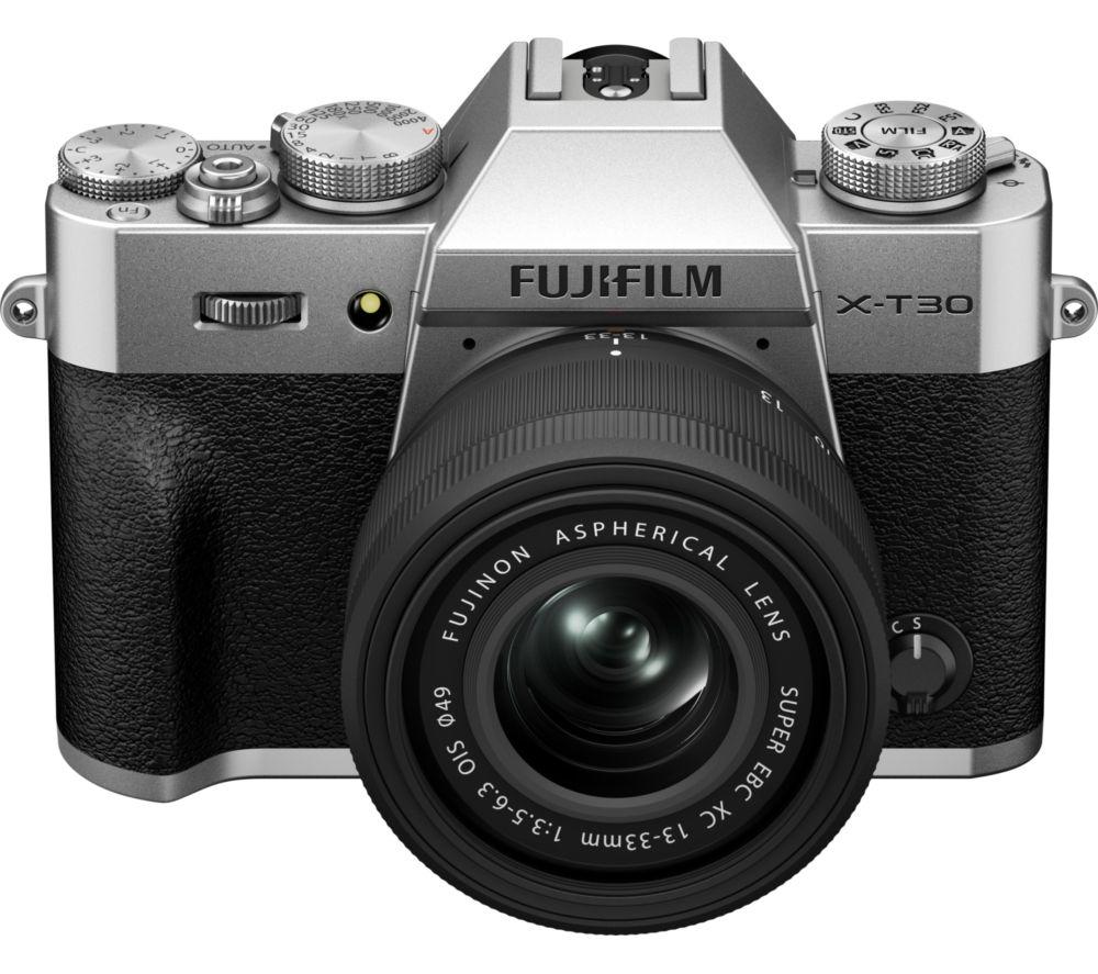 FUJIFILM X-T30 III Mirrorless Camera with FUJINON XC 13-33 mm f/3.5-6.3 OIS Lens - Silver
