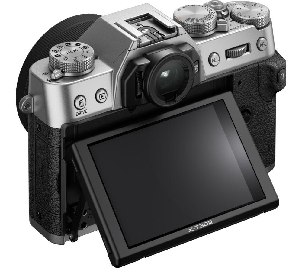 FUJIFILM X-T30 III Mirrorless Camera with FUJINON XC 13-33 mm f/3.5-6.3 OIS Lens - Silver