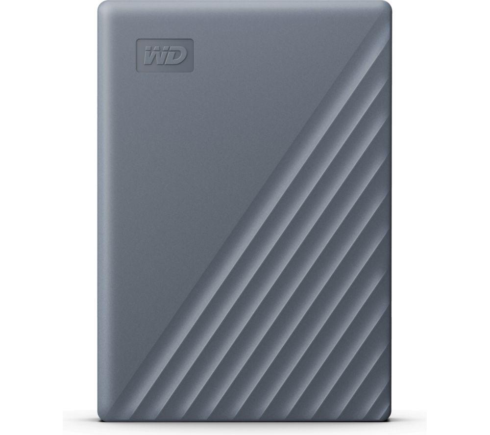 WD My Passport Portable Hard Drive - 6 TB, Grey