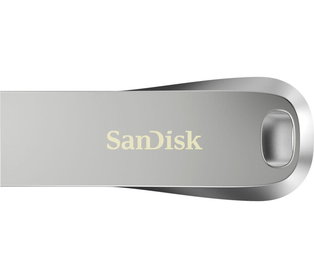 SANDISK Ultra Luxe USB 3.2 Memory Stick - 64 GB, Silver