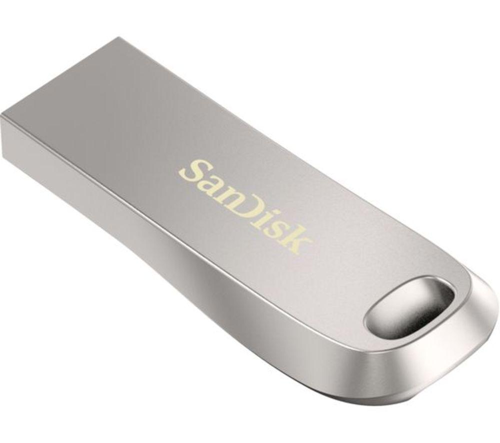 SANDISK Ultra Luxe USB 3.2 Memory Stick - 256 GB, Silver