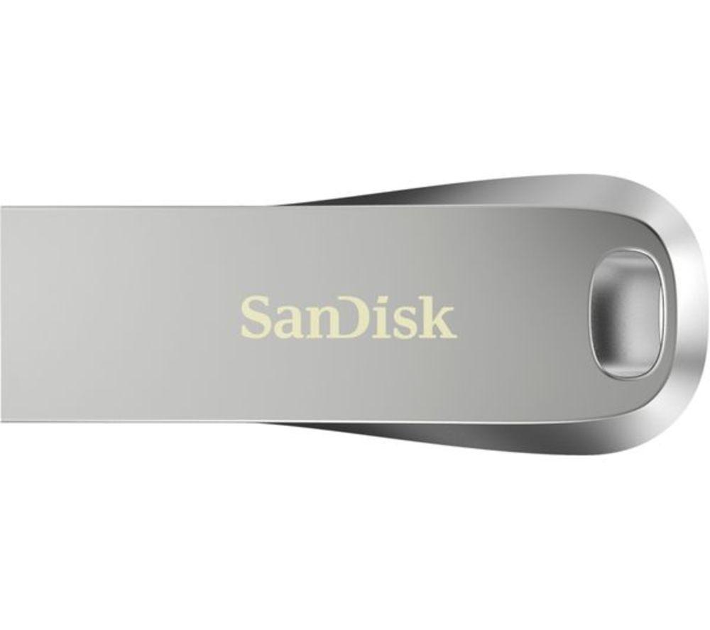 SANDISK Ultra Luxe USB 3.2 Memory Stick - 256 GB, Silver