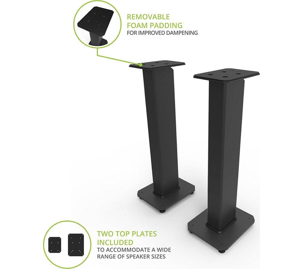 KANTO AUDIO SX Series SX30 Speaker Stands – Pack of 2, Black
