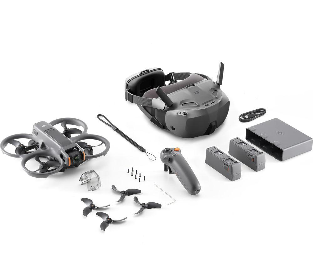 DJI Avata 2 Fly Smart Combo (3 Batteries) - Grey