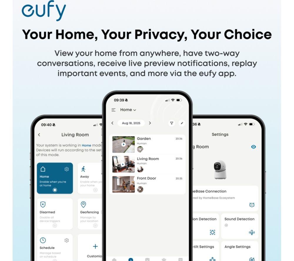 Cámara de seguridad tipo bala y PTZ EUFY S4 4K Ultra HD WiFi con panel solar - 32 GB