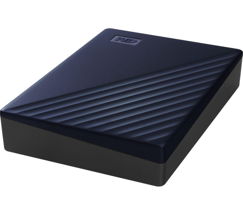 WD My Passport Portable Hard Drive - 6 TB, Blue