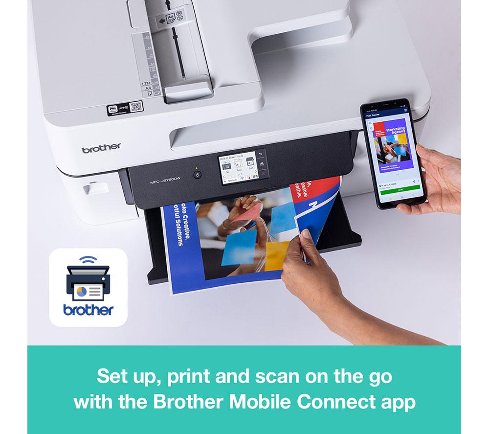 BROTHER MFCJ6960DWZU1 All-in-One Wireless A3 Inkjet Printer with Fax