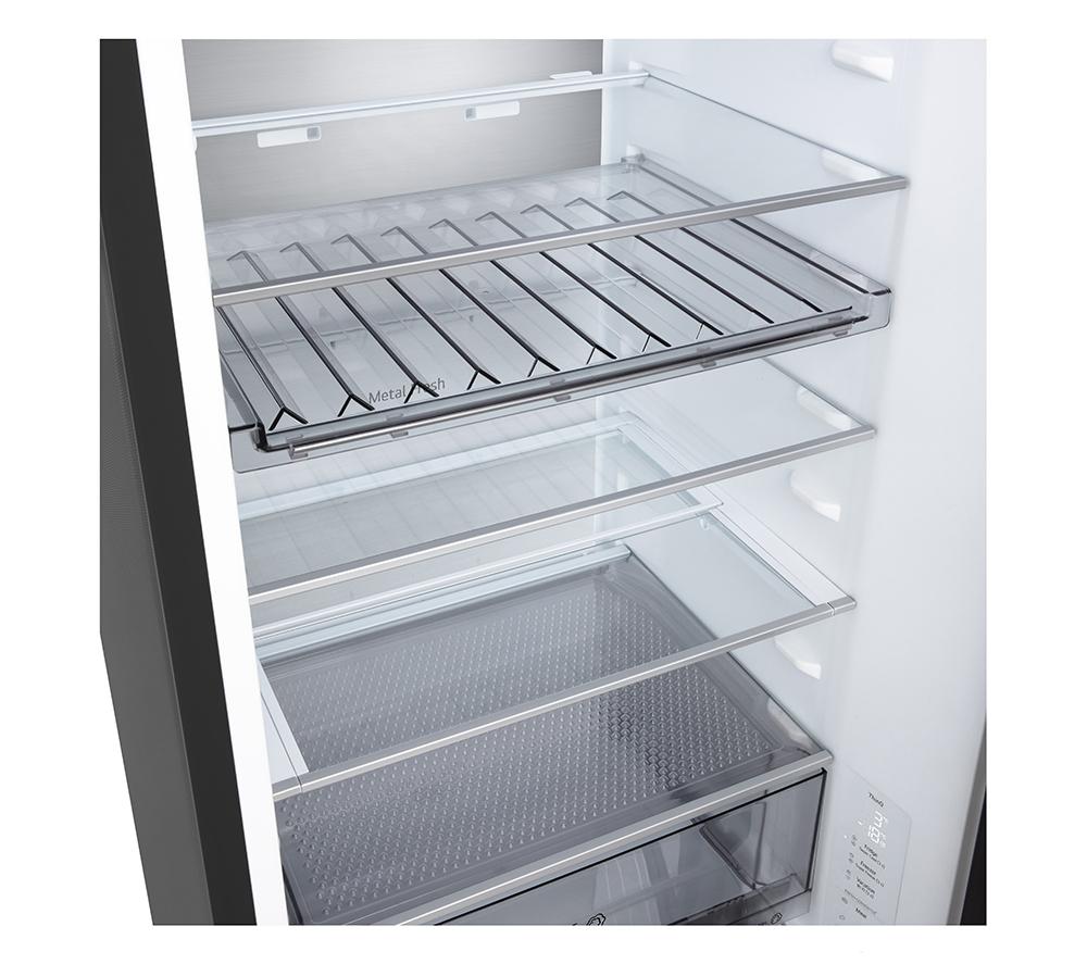 LG Fit & Max GBBS524AEV 60/40 Fridge Freezer - Essence Black Steel