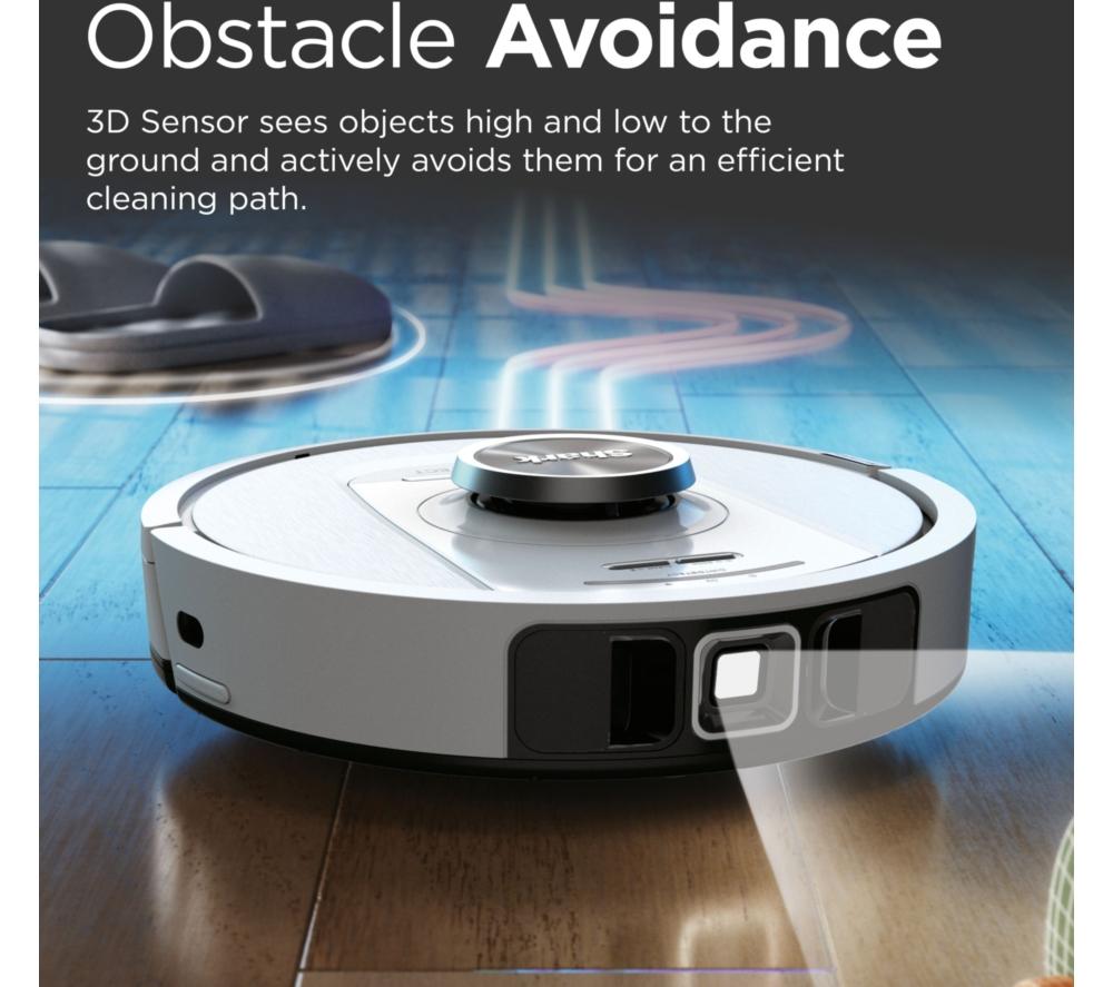 SHARK PowerDetect Self-Empty AV2820VEUKWH Robot Vacuum Cleaner - White
