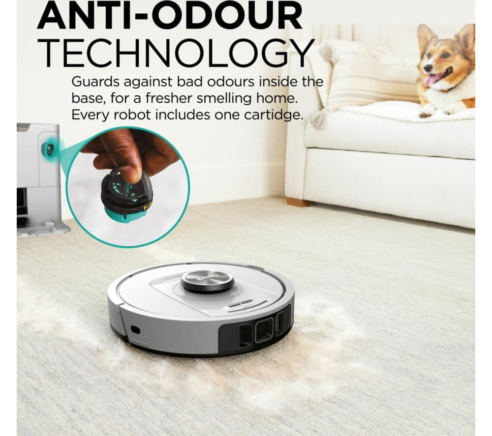 SHARK PowerDetect Self-Empty AV2820VEUKWH Robot Vacuum Cleaner - White