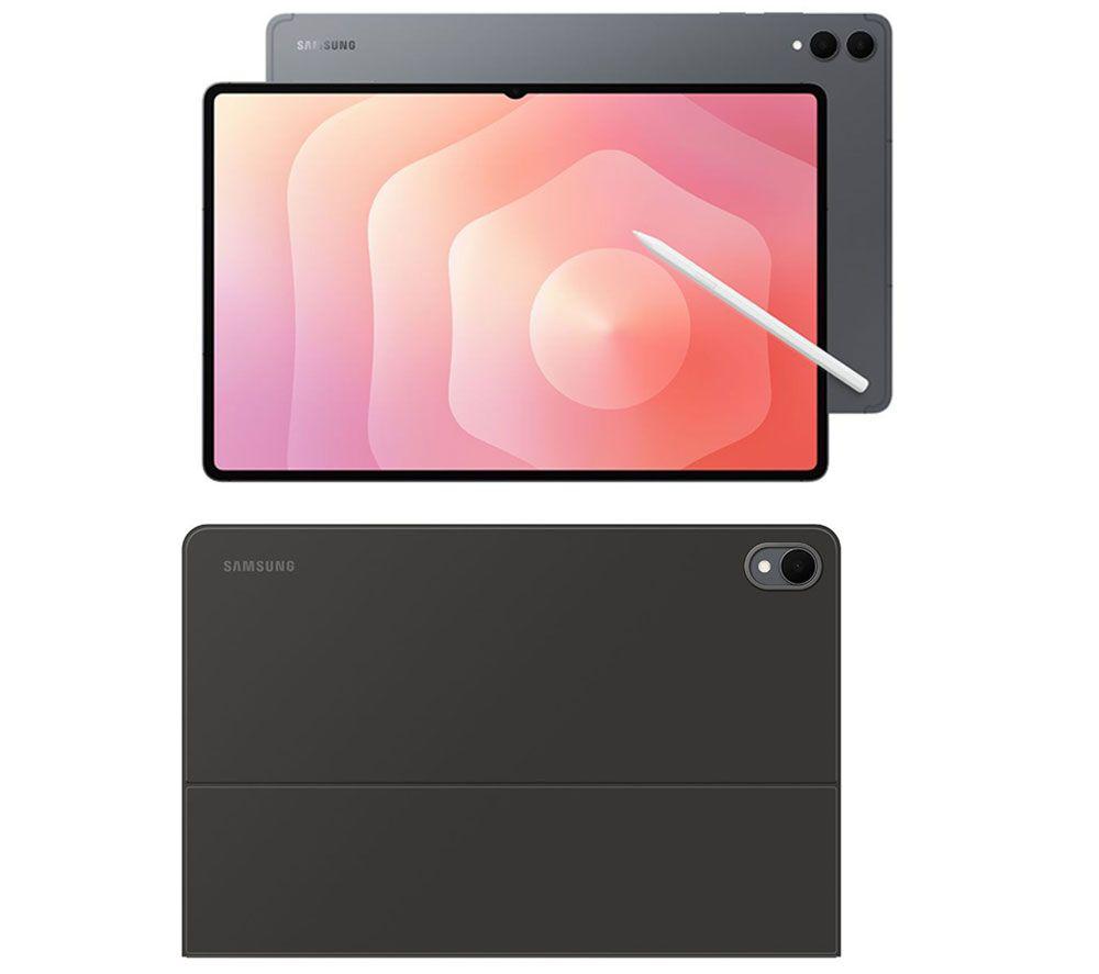 SAMSUNG Galaxy Tab S11 Ultra 14.6" Tablet (512 GB, Grey) & Book Cover Keyboard Case Bundle