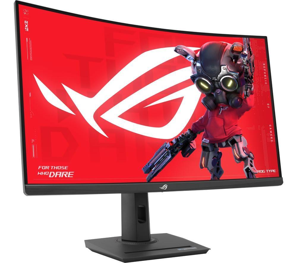 ASUS ROG Strix XG32WCS Quad HD 32" Curved LED Gaming Monitor - Black