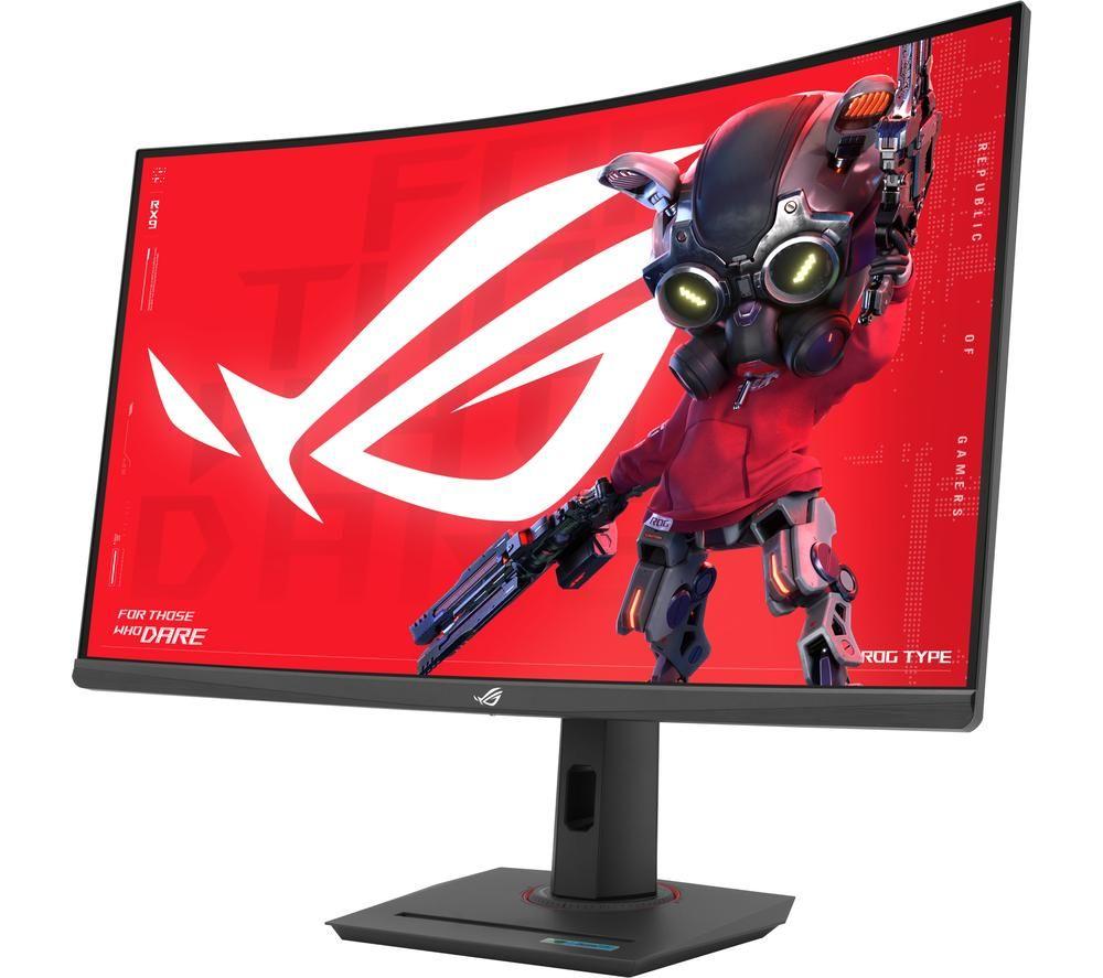 ASUS ROG Strix XG32WCS Quad HD 32" Curved LED Gaming Monitor - Black