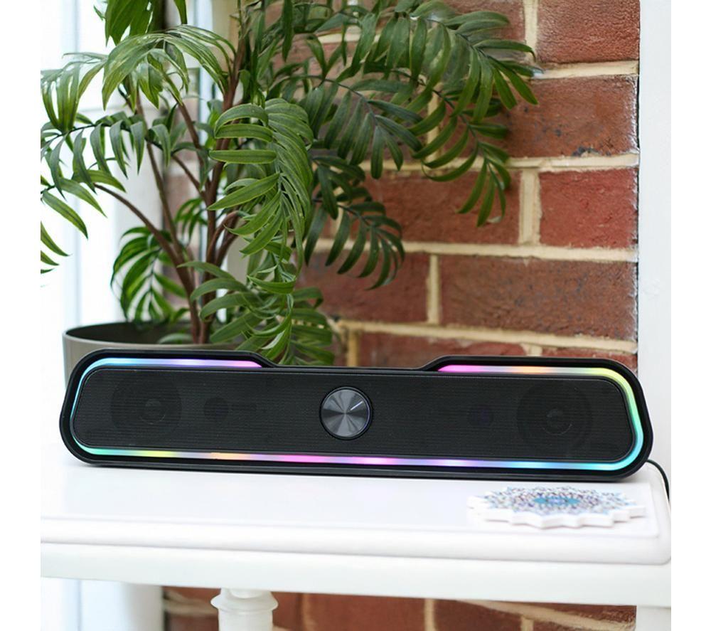 MENKIND RED5 Gaming 2.1 Bluetooth PC Soundbar - Black