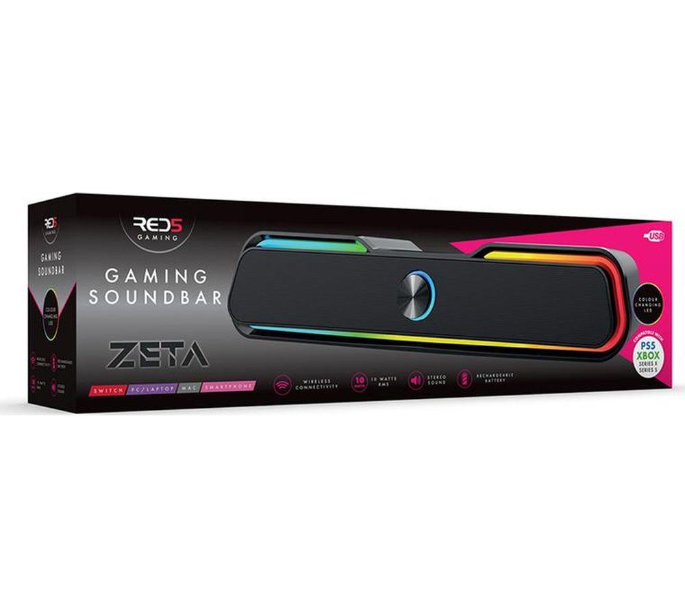 MENKIND RED5 Gaming 2.1 Bluetooth PC Soundbar - Black