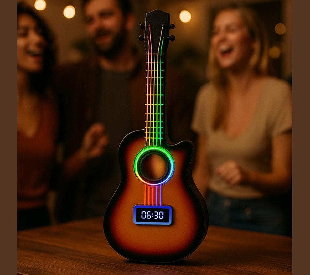 MENKIND Guitar Portable Bluetooth Speaker - Brown