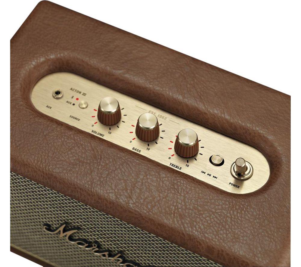 MARSHALL Acton III Bluetooth Speaker - Brown